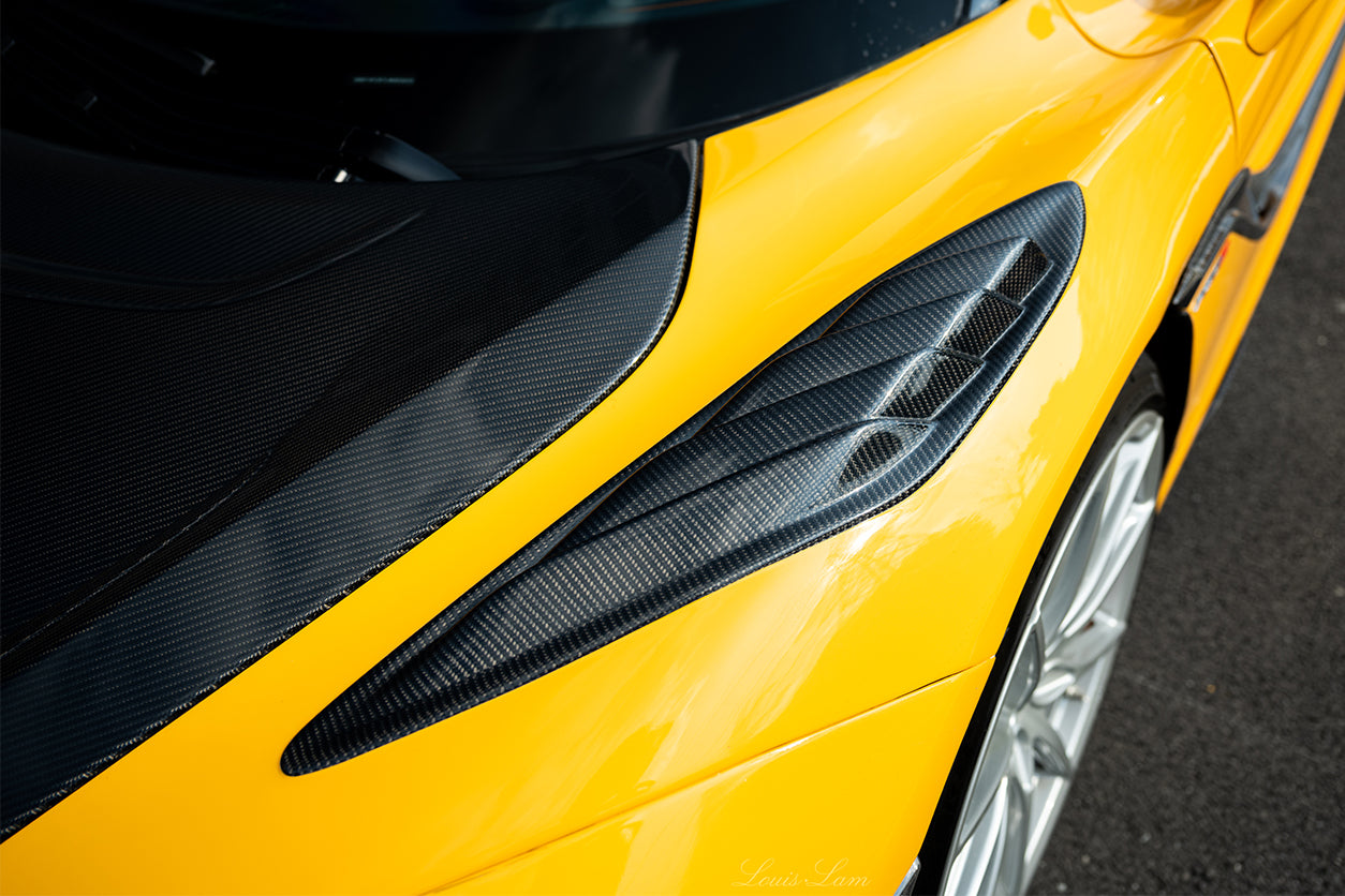 Guardabarros de fibra de carbono DarwinPRO 2017-2023 para McLaren 720s y 765LT Spider Se²NWB