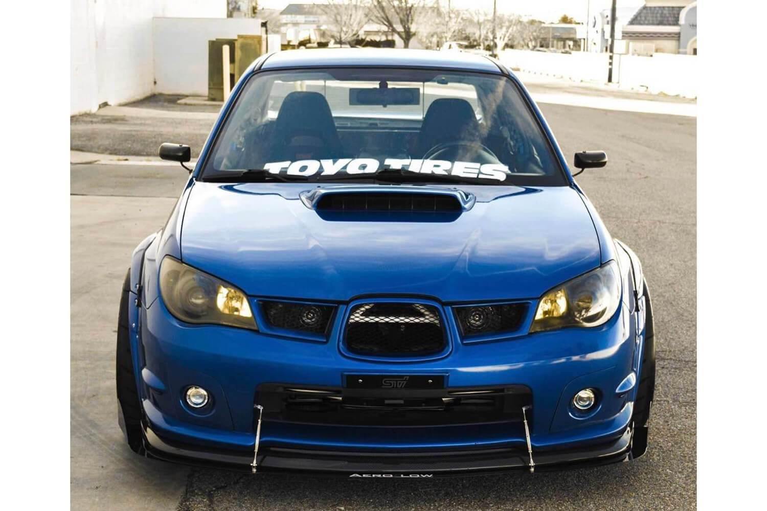 Aeroflow Dynamics Front Splitter V2 (2006-2007 Subaru WRX/STI)