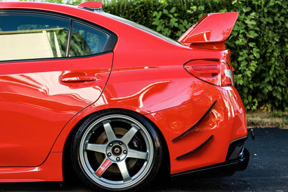 Canards de parachoques trasero Aeroflow Dynamics V1 (Subaru WRX/STI 2015-2021)