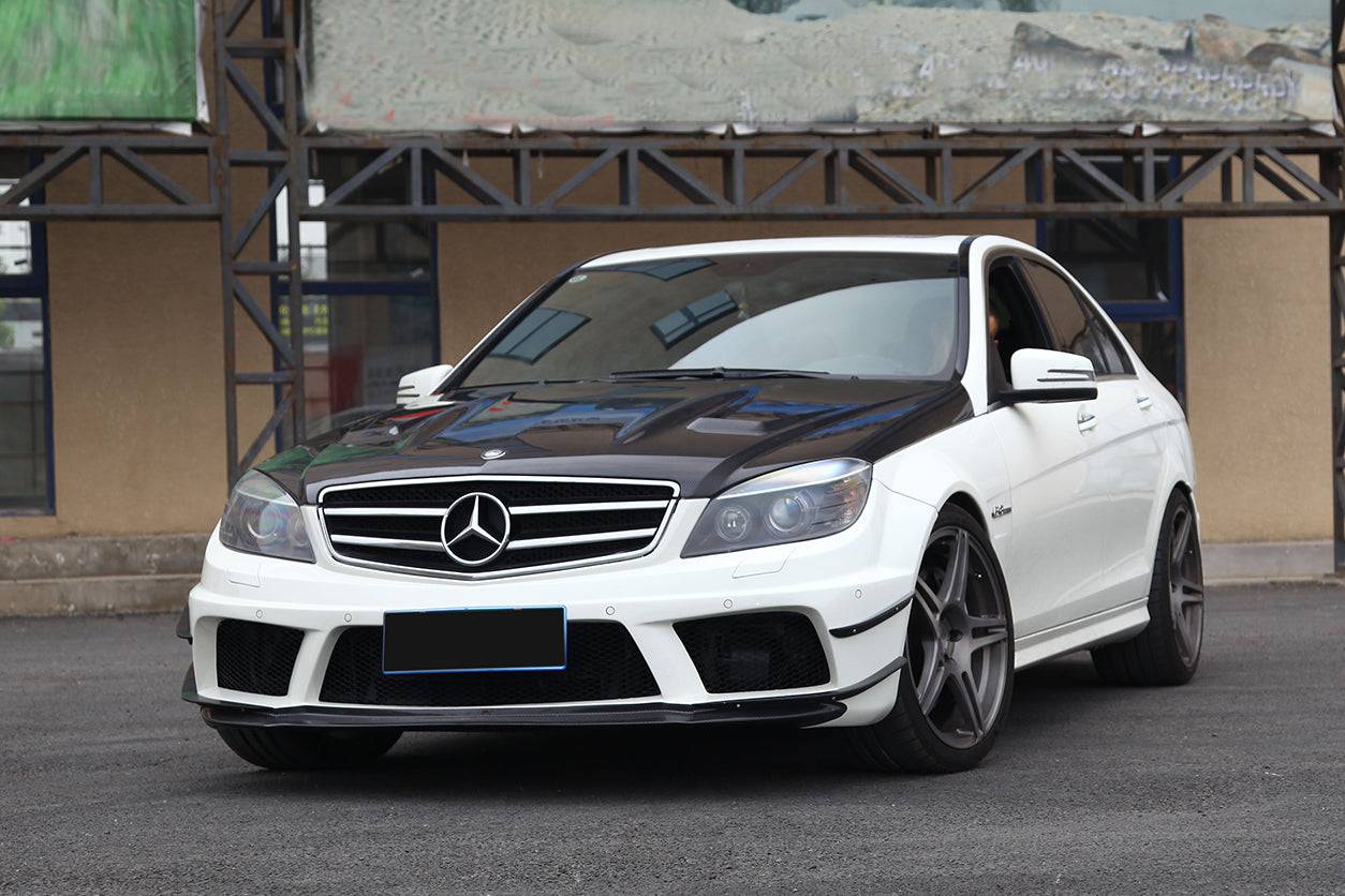 Carbonado 2008-2011 Mercedes Benz W204 C63 AMG BK Style Front Bumper