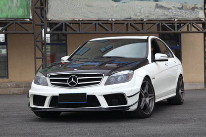 Carbonado 2008-2011 Mercedes Benz W204 C63 AMG BK Style Front Bumper