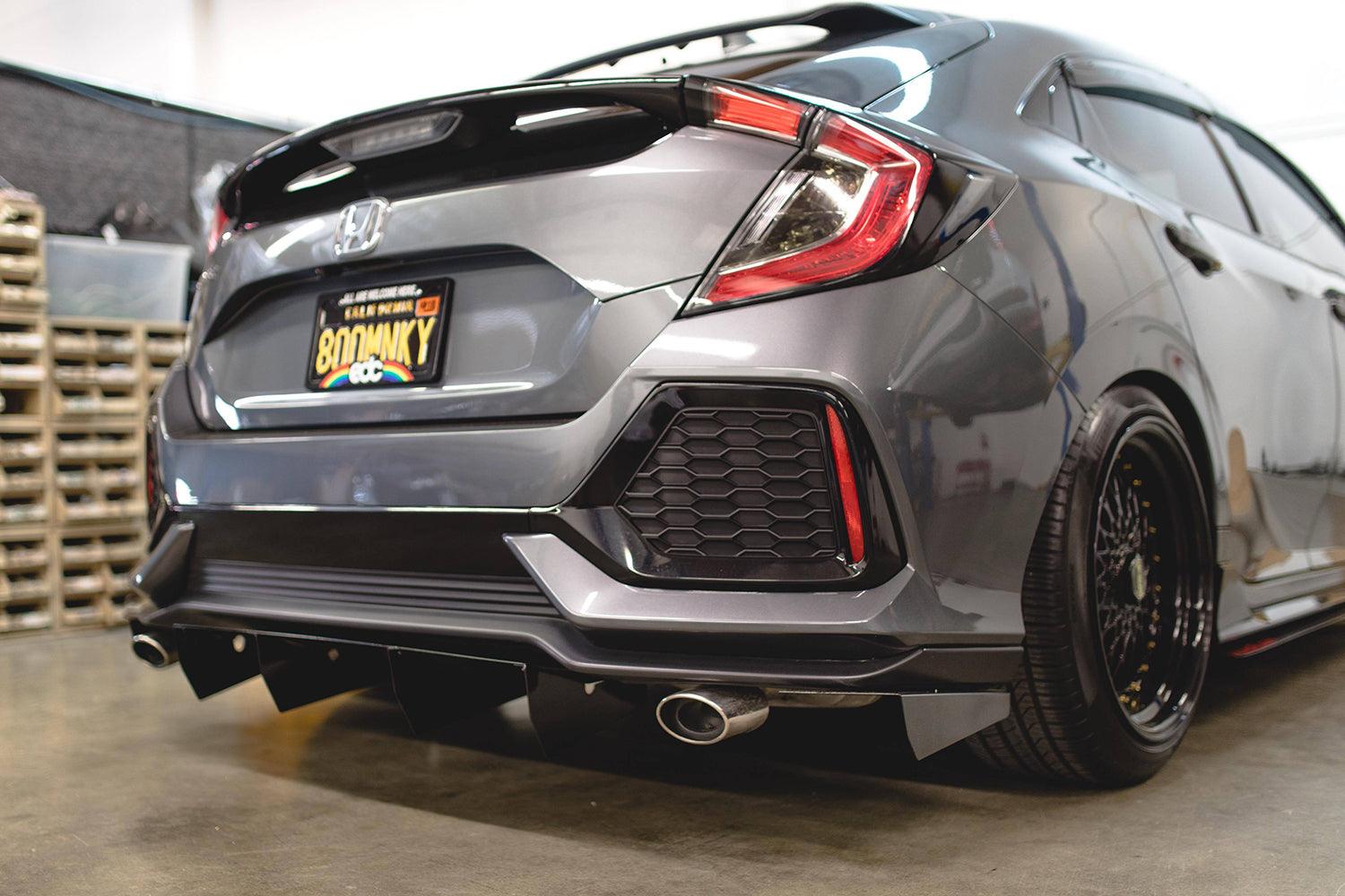 Aeroflow Dynamics Rear Diffuser (2017-2021 Honda Civic Hatch)