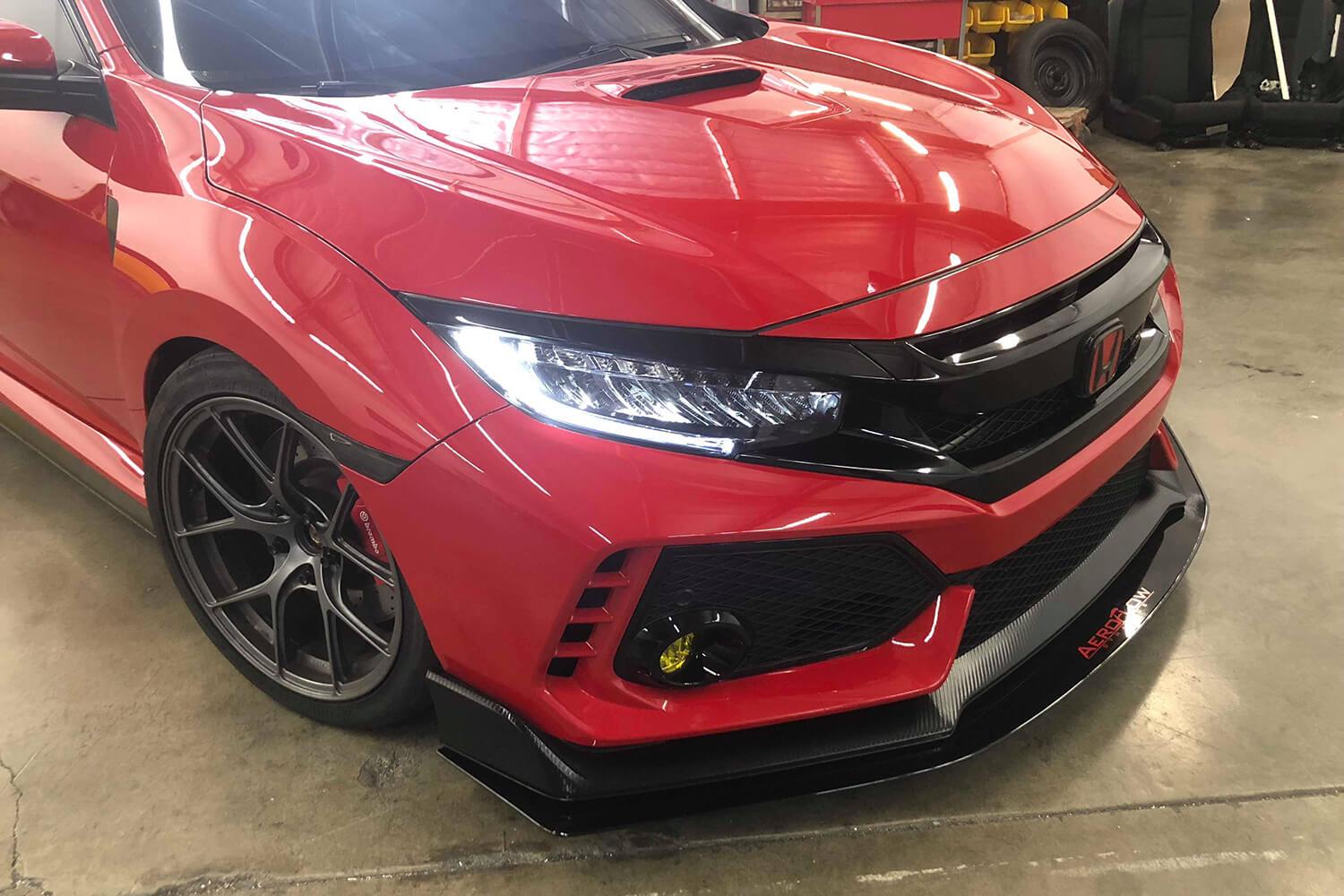 Aeroflow Dynamics Splitter V1 (2017-2021 Honda Civic Type-R)