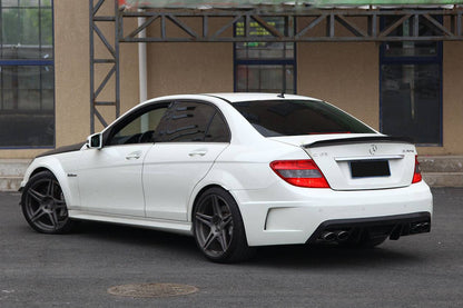 Carbonado 2008-2011 Mercedes Benz W204 C63 AMG BK Style Rear Bumper