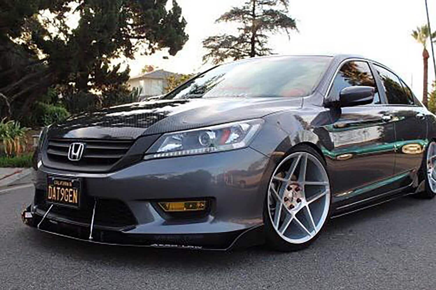 Aeroflow Dynamics 2013-2015 Honda Accord Splitter V2 ( Sedan)