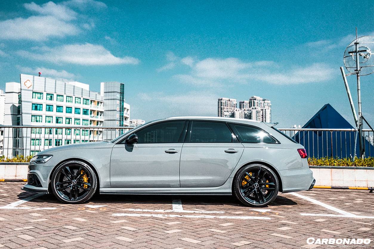 Carbonado 2013-2018 Audi RS6 Avant MN Style Carbon Fiber Side Skirts