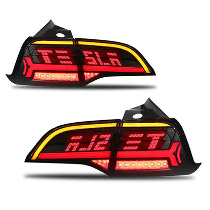 NTXGlow Smoked Matrix Style Tail Lights (2017+ Tesla Model 3 And Y)