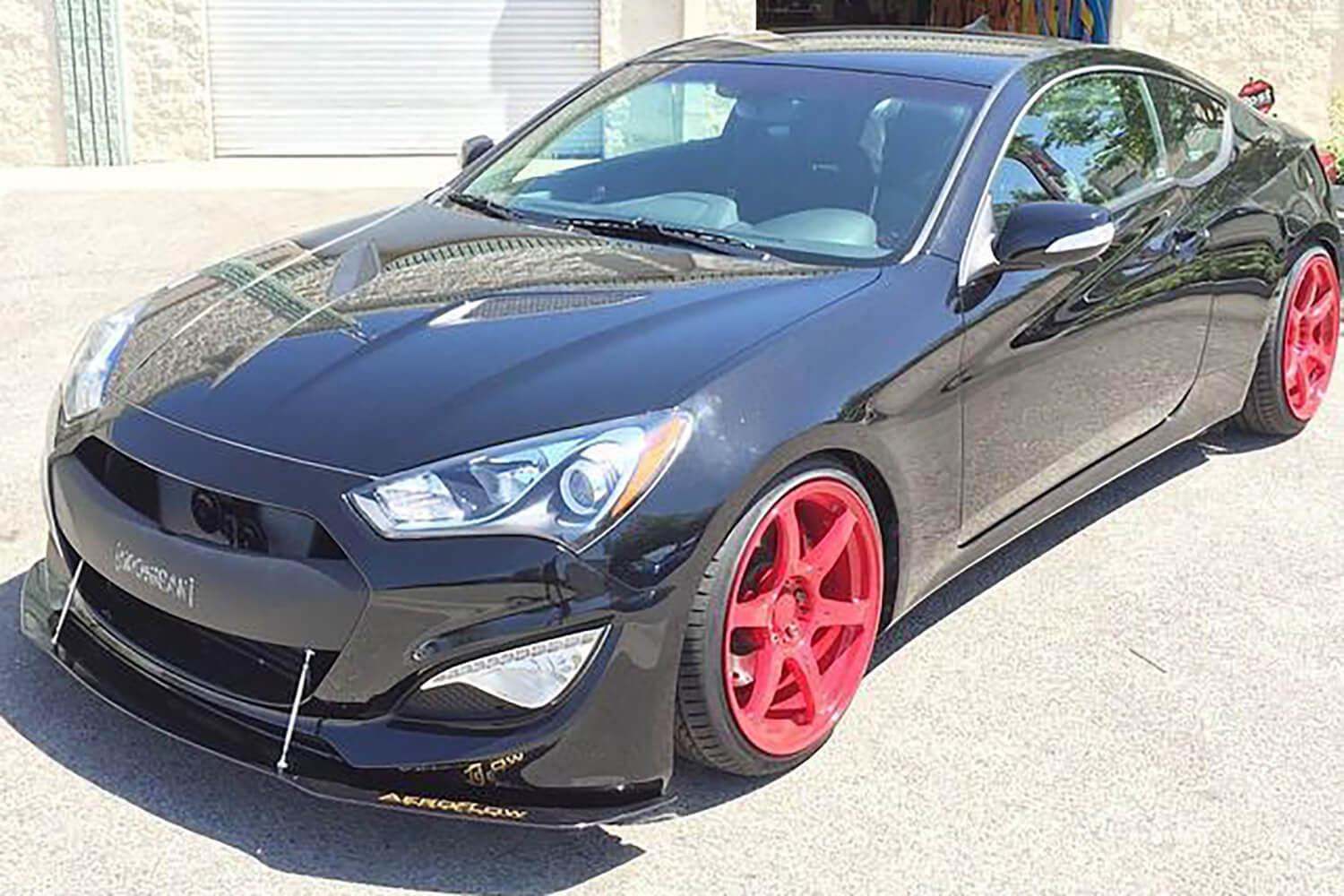 Aeroflow Dynamics Front Splitter V1 (2013-2016 Hyundai Genesis Coupe)