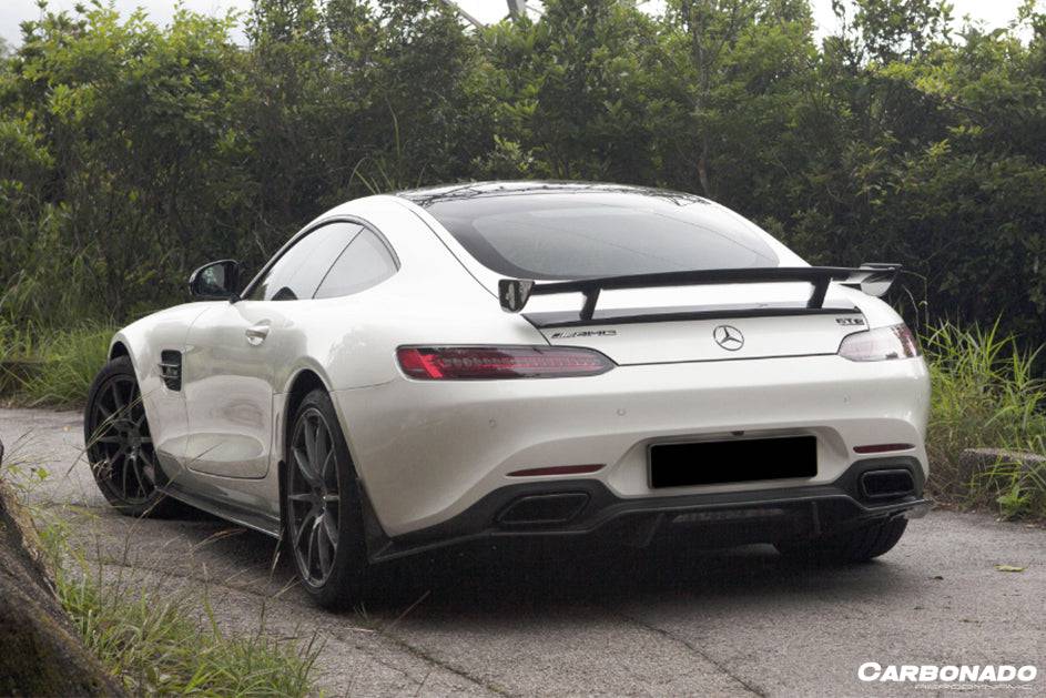 Difusor trasero de fibra de carbono estilo Mercedes Benz AMG GT GTS RZS Carbonado 2015-2021
