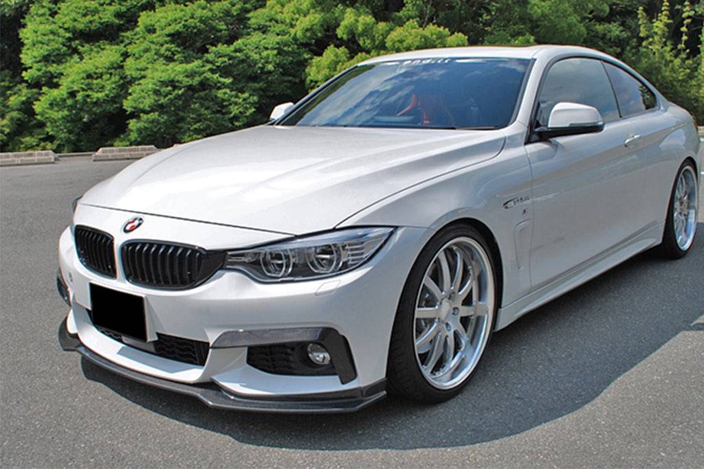 Carbonado 2014-2017 BMW 4 Series F32 F33 M Sport ECC Style Carbon Fiber Front Lip