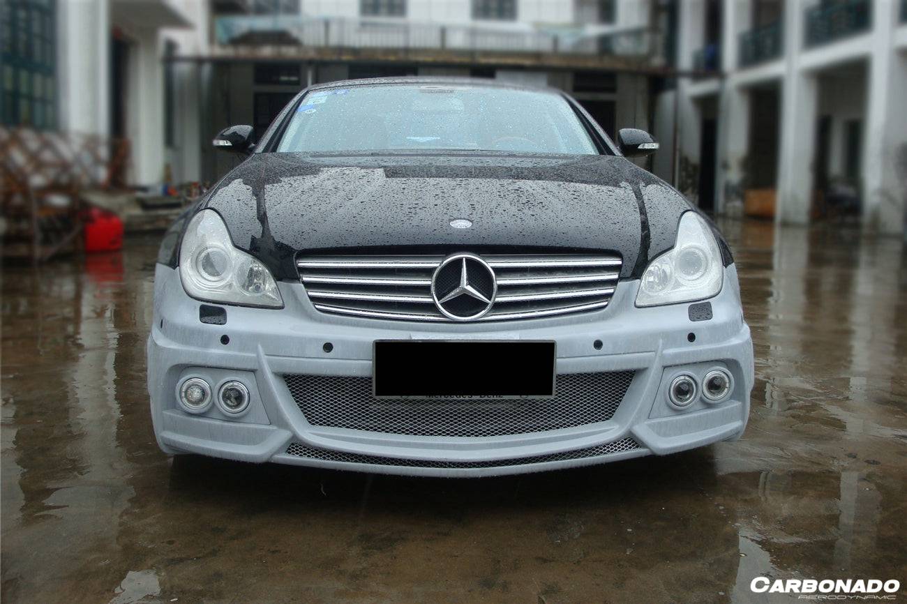 Carbonado 2005-2009 Mercedes Benz W219 Cls Class WI Style Front Bumper with LED