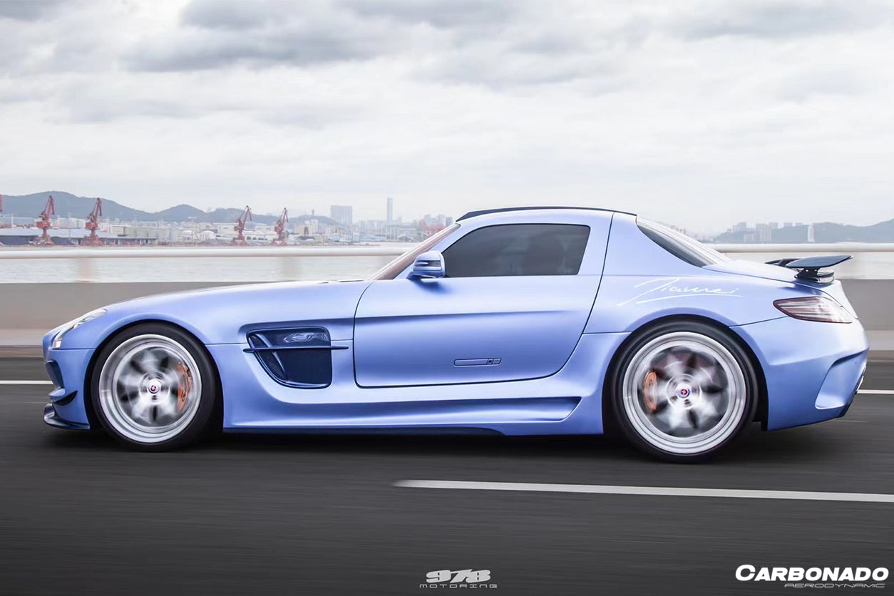 Carbonado 2010-2015 Mercedes Benz W197 SLS AMG BKSS Style Carbon Fiber Trunk Spoiler