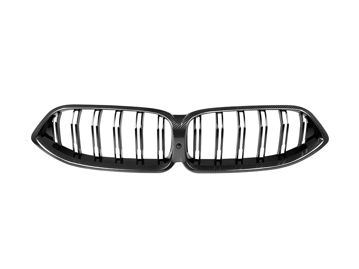 Parrilla delantera de doble lama de carbono seco AutoTecknic - F91/ F92/ F93 M8 