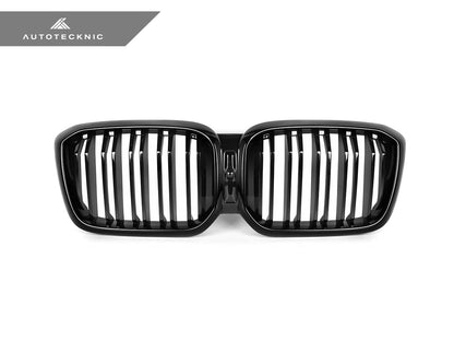 Parrilla delantera AutoTecknic de doble lama en negro brillante - G01 X3 | G02 X4 LCI