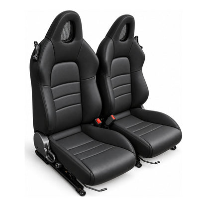 JDMuscle [00-05 S2000] OEM+ Custom Seats (JDM-S2K-SEAT#BSBSB)
