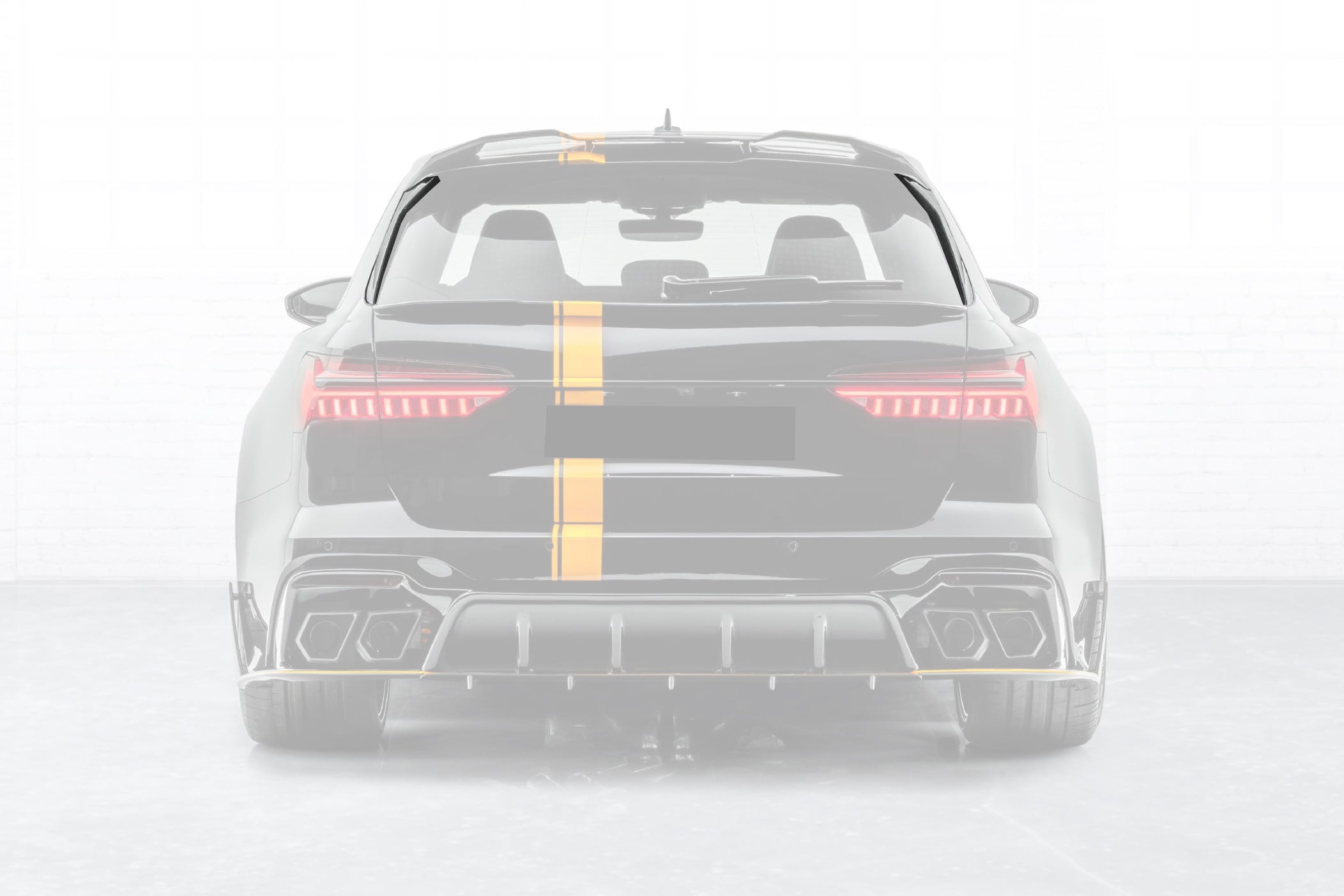 2019-2026 Audi Autoclave Carbon Fiber Roof Spoiler Extension Carbonado (MSY) Fits : RS6 C8