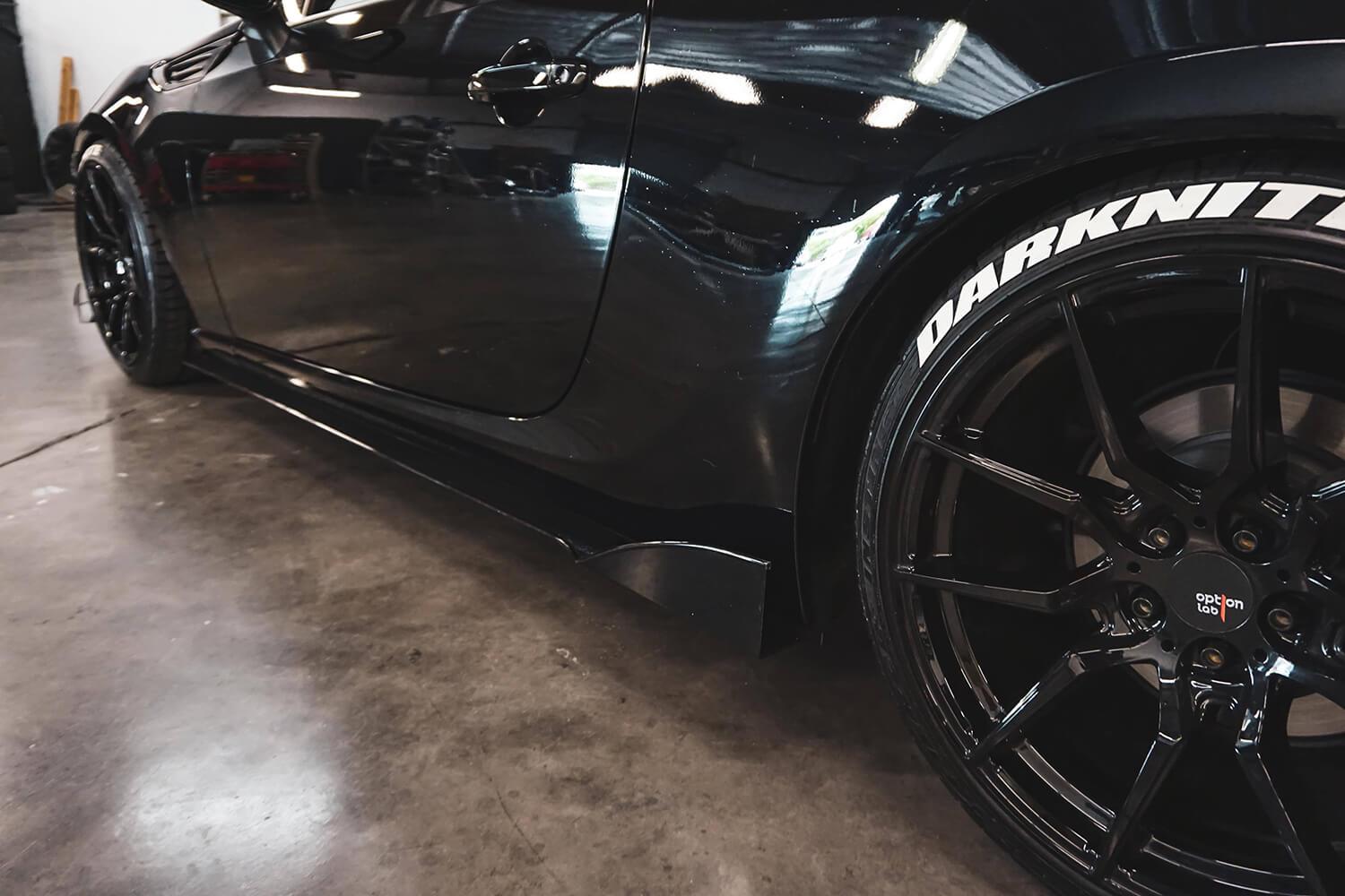 Extensión de faldón lateral Aeroflow Dynamics V2 para Scion Frs/Subaru Brz (2013-2019)