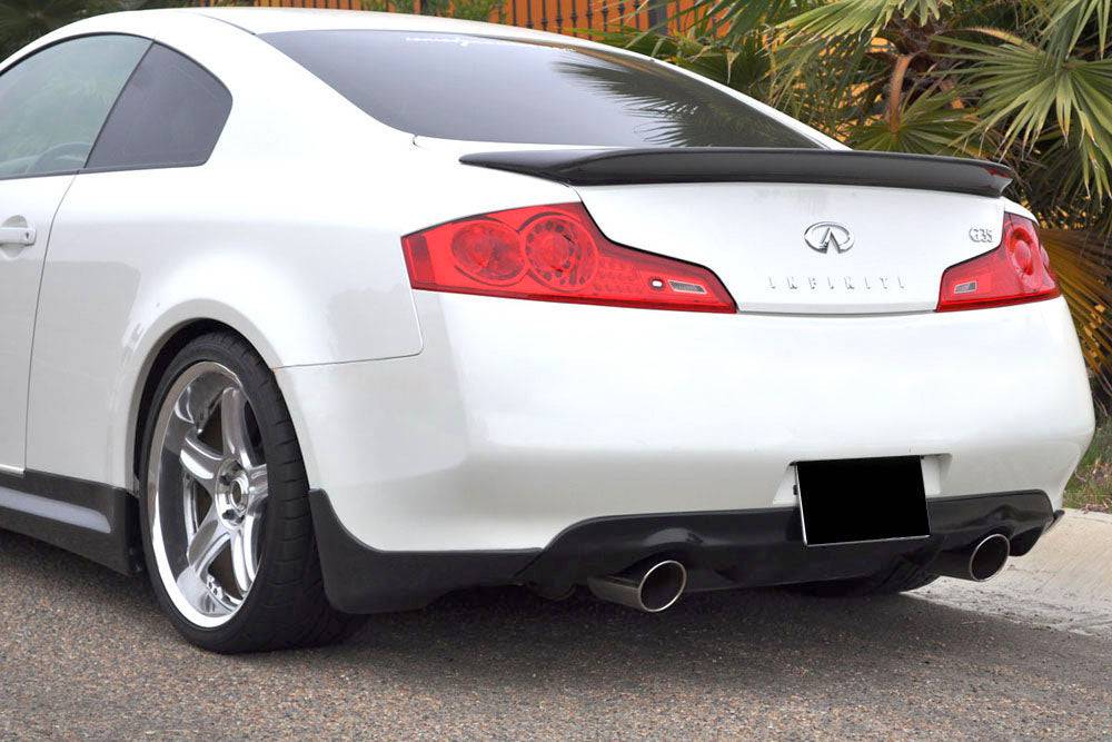 Carbonado 2008-2015 Infiniti G37s Coupe DTM-I Style Carbon Fiber Rear Lip