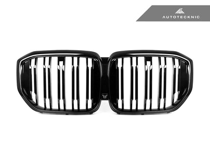 Parrilla delantera AutoTecknic de doble lama en negro brillante - G05 X5 LCI