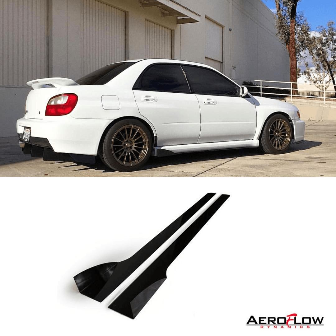 Aeroflow Dynamics Side Skirt Extension V2 (2002-2007 Subaru WRX/STI)