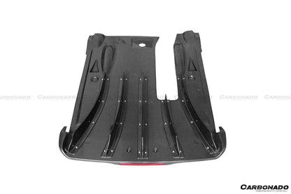 Carbonado 2012-2023 Nissan GTR R35 DBA & EBA NISMO Style Carbon Fiber Rear Diffuser With Canards & Break Light