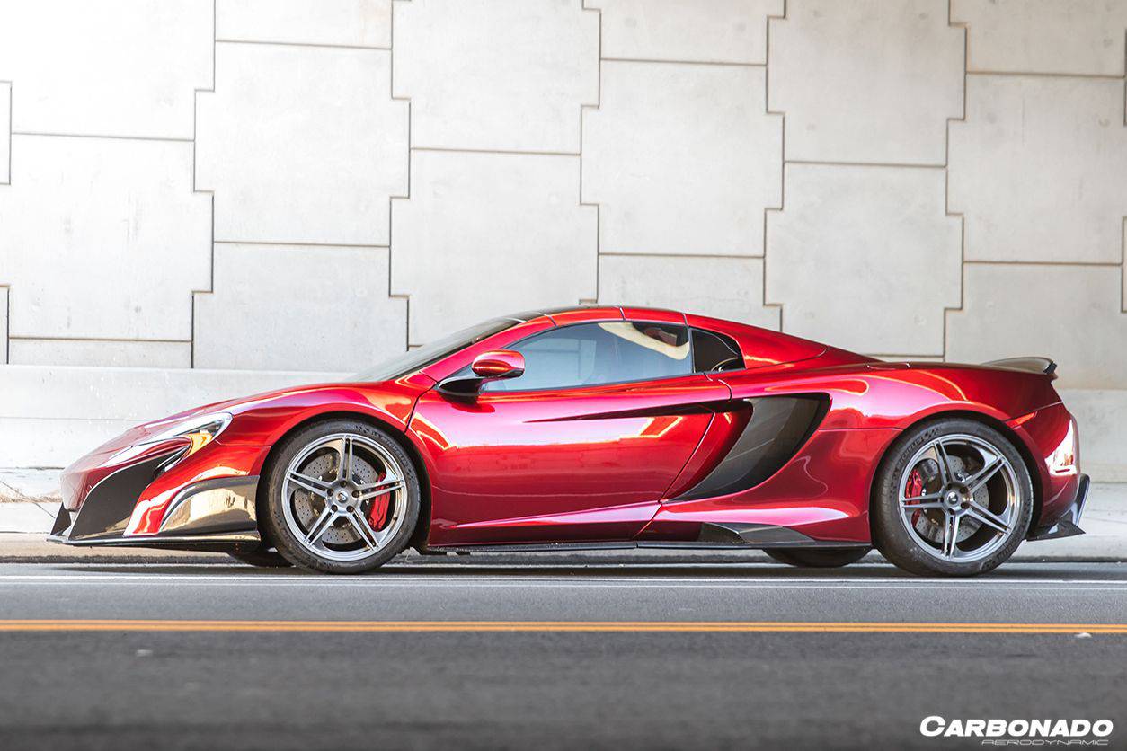 Carbonado 2011-2014 McLaren MP4 12C 675LT Style Part Carbon Fiber Front Bumper And Fender