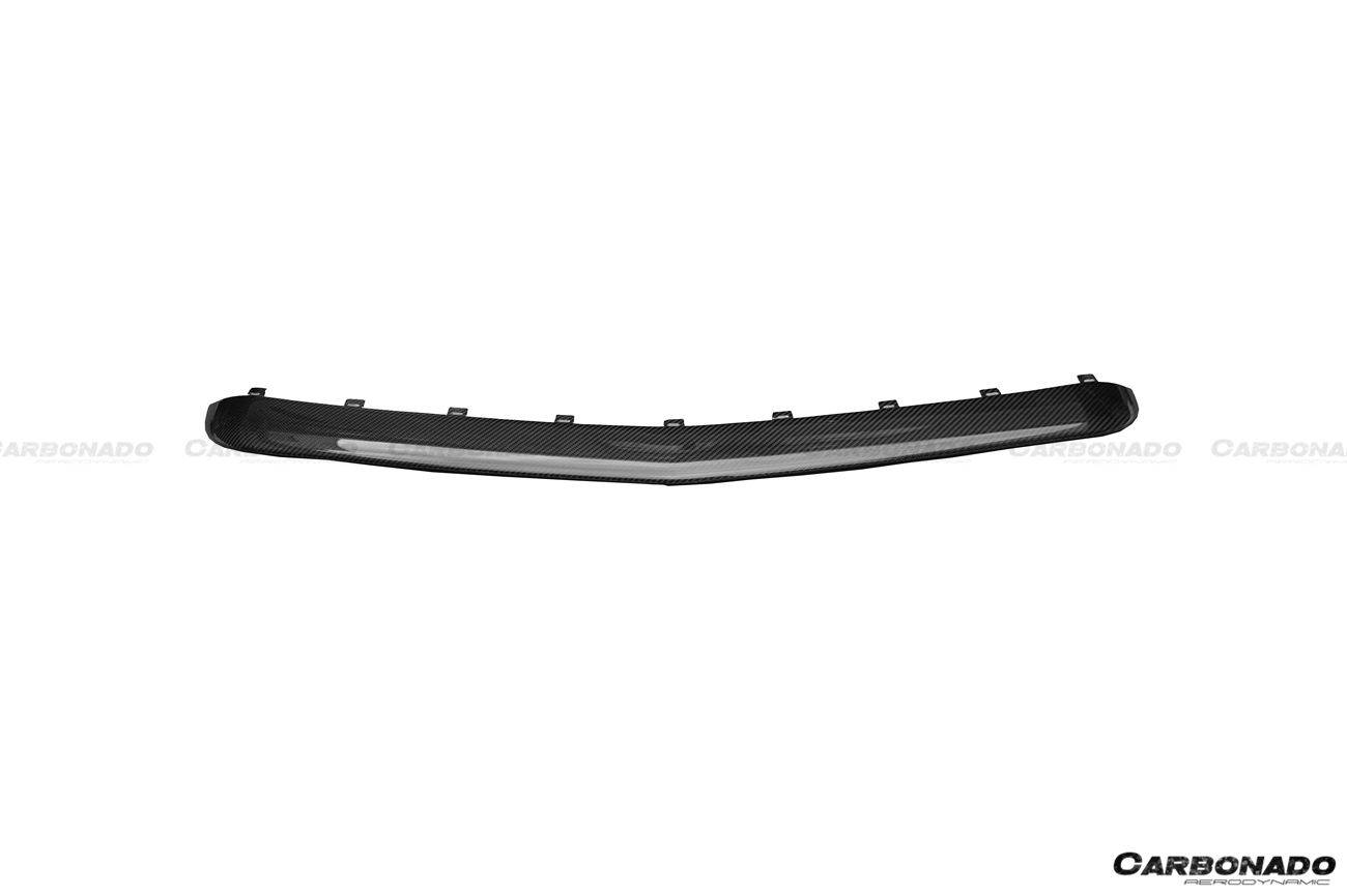 Carbonado 2014-2017 Mercedes Benz C217 S63  S65 AMG Coupe OE Style Carbon Fiber Front Bumper Outer Trim