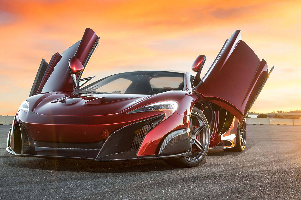 Carbonado 2011-2014 McLaren MP4 12C 675LT Style Part Carbon Fiber Front Bumper And Fender