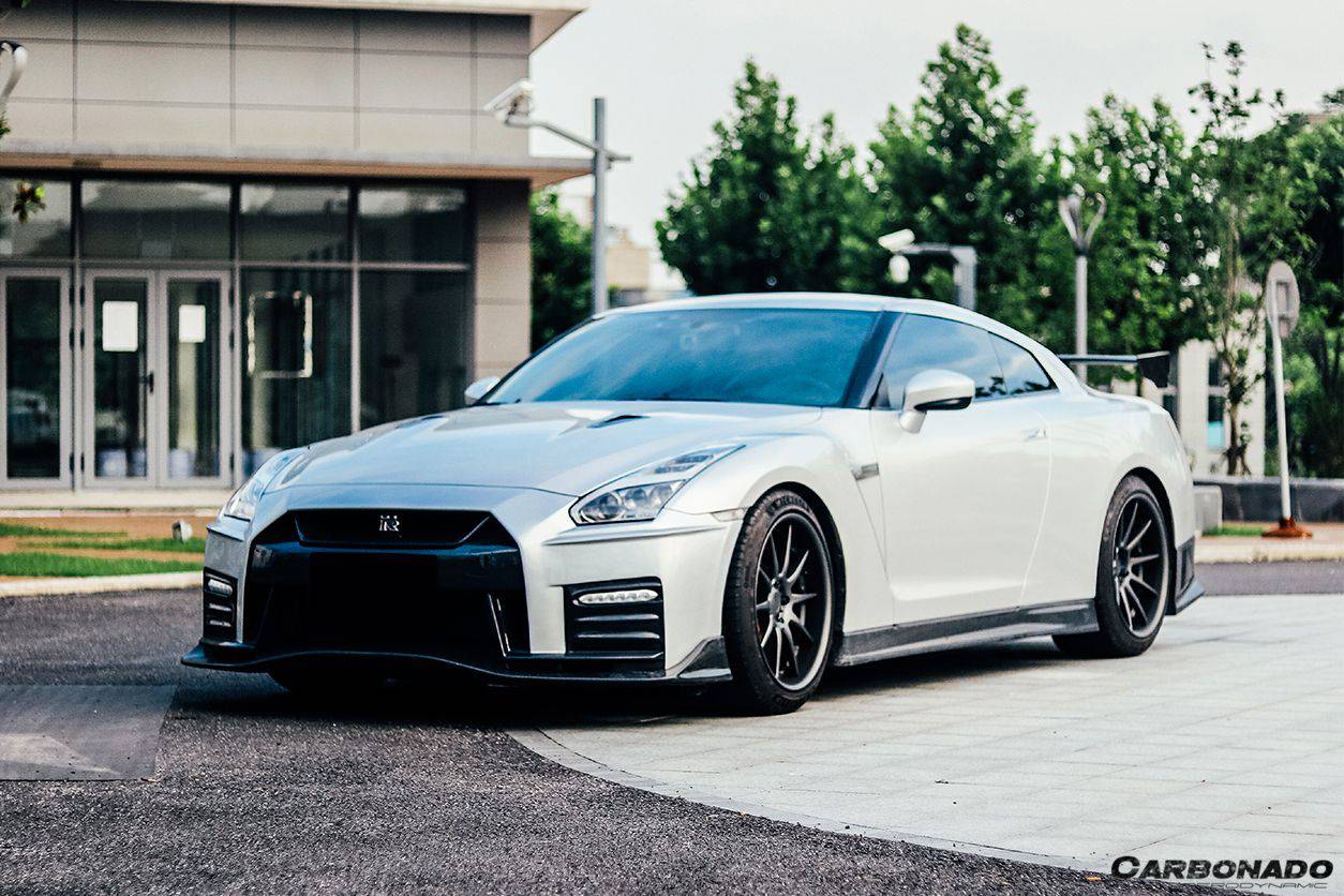 Carbonado 2017-2023 Nissan GTR R35 EBA NISMO Style Front Bumper