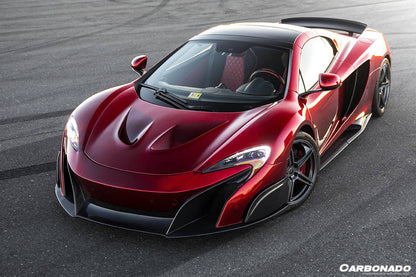 Carbonado 2011-2014 McLaren MP4 12C 675LT Style Part Carbon Fiber Front Bumper And Fender