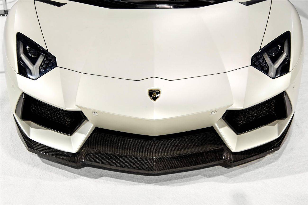 Carbonado 2011-2016 Lamborghini Aventador LP700 Coupe  Roadster DM Style Carbon Fiber Front Lip