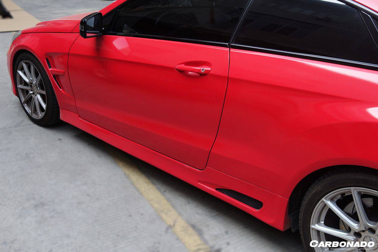 Carbonado 2010-2013 Mercedes Benz E Class W207 Coupe LRS Style Side Skirts