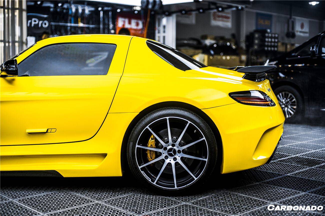 Parachoques trasero estilo BKSS para Mercedes Benz W197 SLS AMG Carbonado 2010-2015