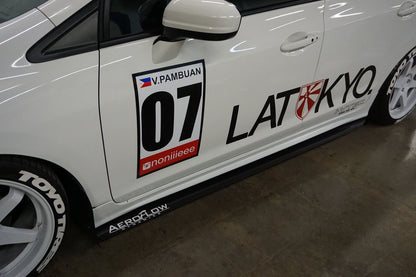 Aeroflow Dynamics Side Skirt Extension V1 (2012-2015 Civic Si Sedan)