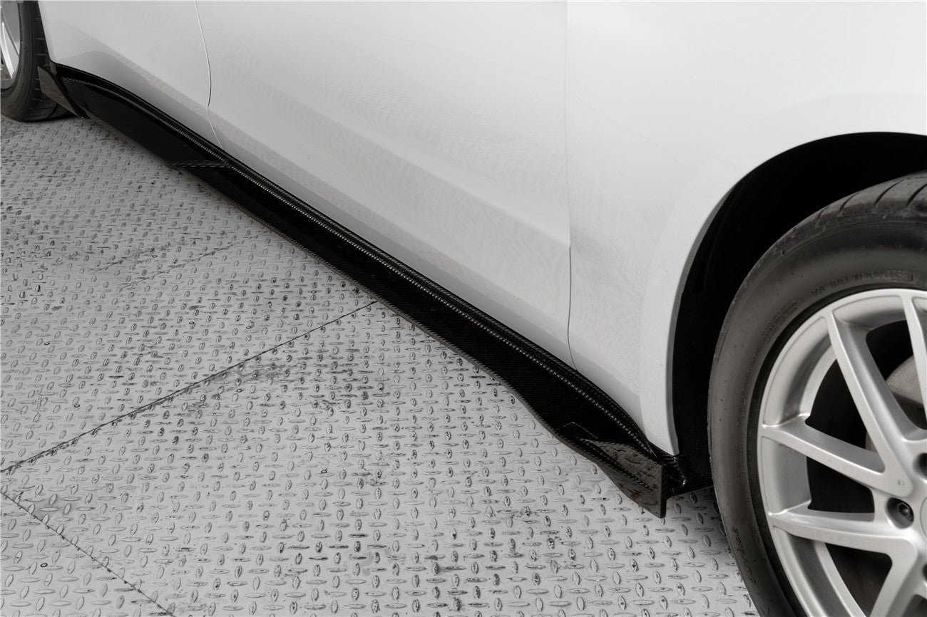 Carbonado 2024-2026 Porsche Panamera 976 KDA Style Autoclave Carbon Fiber Side Skirts | Fits S, E-Hybrid, Sport Turismo, Turbo, Turbo s, GTS, Turbo E-Hybrid, Turbo s E-Hybrid