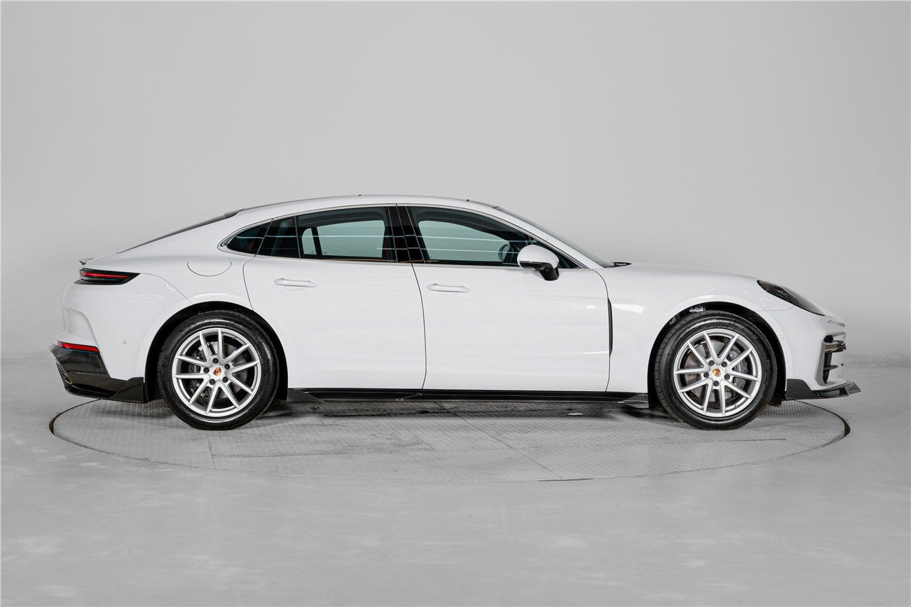 2017 - 2023 Porsche Panamera 971 KDA Style Autoclave Carbon Fiber Side Skirts - 5