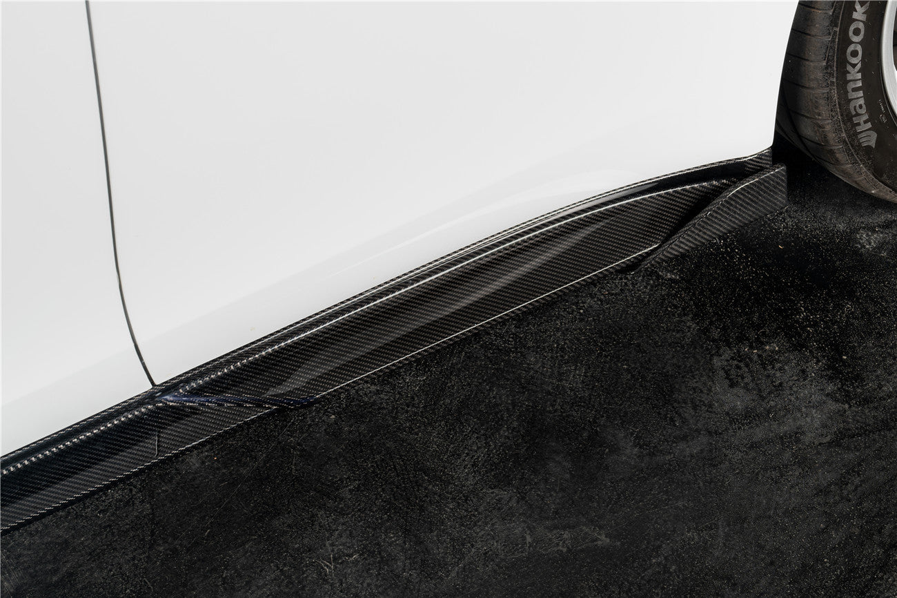 Carbonado 2024-2026 Porsche Panamera 976 KDA Style Autoclave Carbon Fiber Side Skirts | Fits S, E-Hybrid, Sport Turismo, Turbo, Turbo s, GTS, Turbo E-Hybrid, Turbo s E-Hybrid
