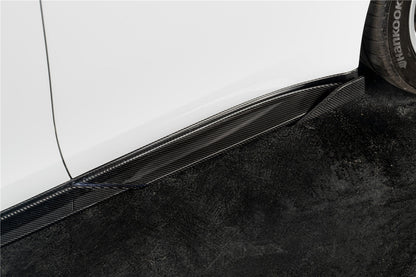 Carbonado 2024-2026 Porsche Panamera 976 KDA Style Autoclave Carbon Fiber Side Skirts | Fits S, E-Hybrid, Sport Turismo, Turbo, Turbo s, GTS, Turbo E-Hybrid, Turbo s E-Hybrid