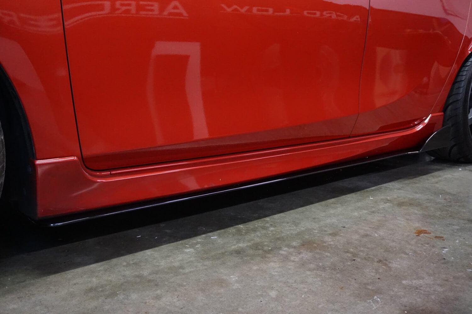 Aeroflow Dynamics Side Skirt Extension V2 (2010-2013 Mazda Speed 3)