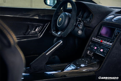 Consola central de fibra de carbono estilo OEM Lamborghini Gallardo Carbonado 2004-2014