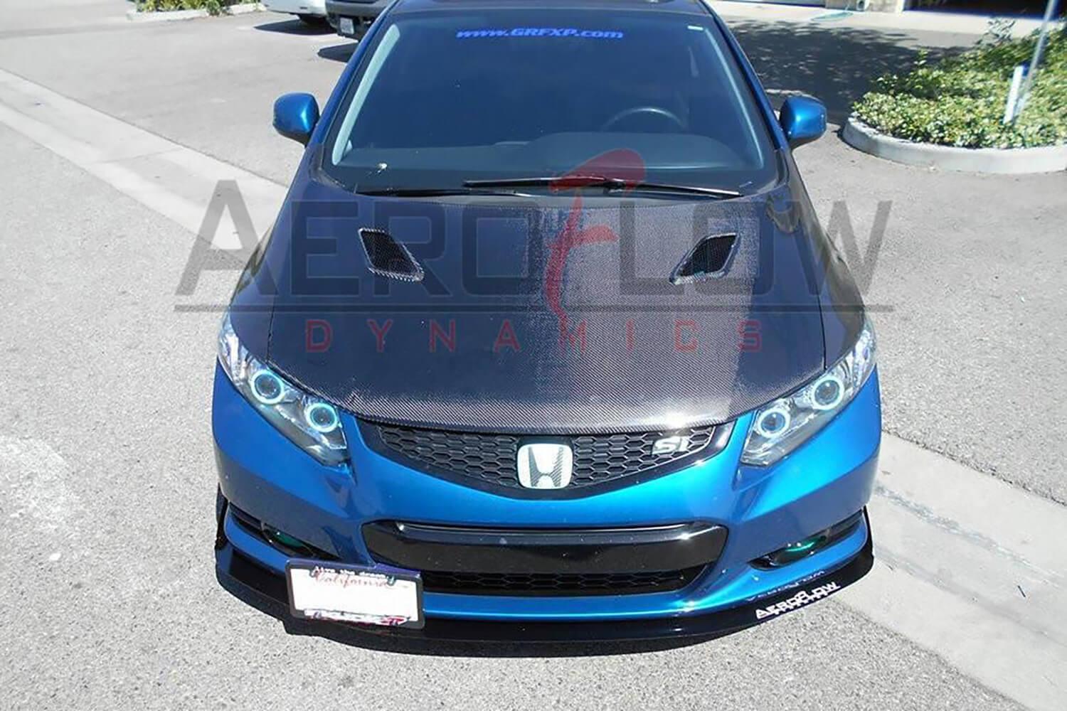 Aeroflow Dynamics Splitter V2 (2012-2013 Honda Civic Coupe Si)