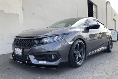 Aeroflow Dynamics Splitter V3 (2016-2019 Honda Civic Sedan)