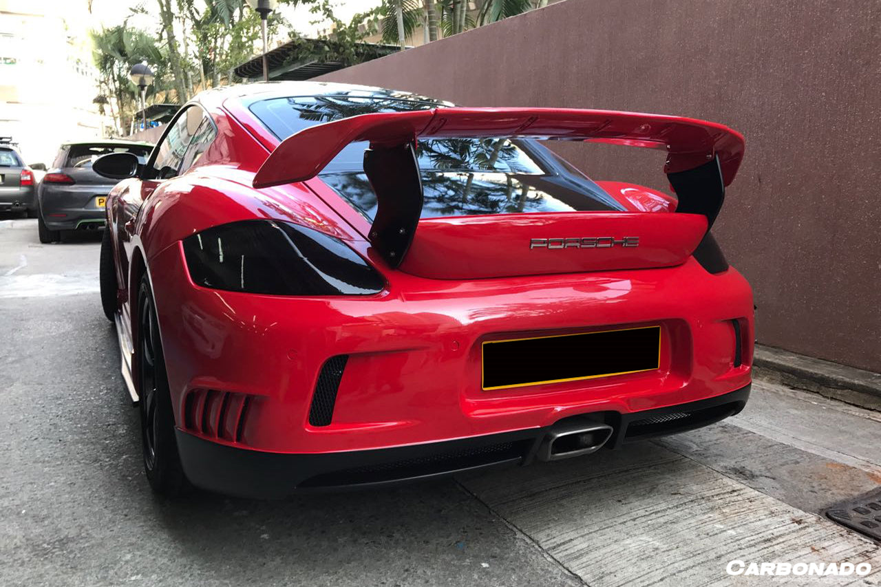 Carbonado TA Style Rear Bumper and Trunk Spoiler | 2005-2008 Porsche Boxster 987