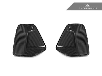 AutoTecknic Dry Carbon Front Bumper Trim Set - G60 5-Series