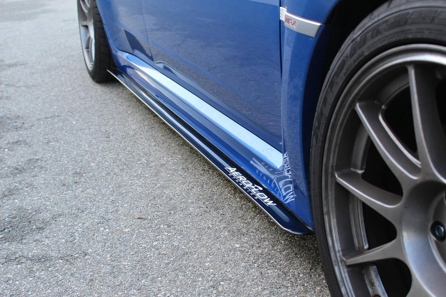 Aeroflow Dynamics 2008 - 2014 Subaru Wrx/Sti Side Skirt Extension V1 (Hatch And Sedan)