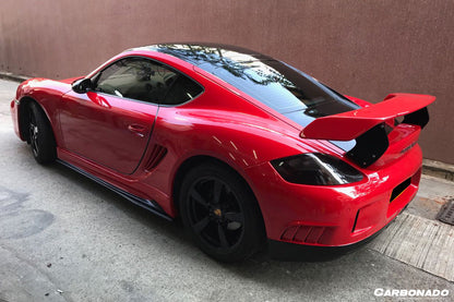 Carbonado TA Style Rear Bumper and Trunk Spoiler | 2005-2008 Porsche Boxster 987