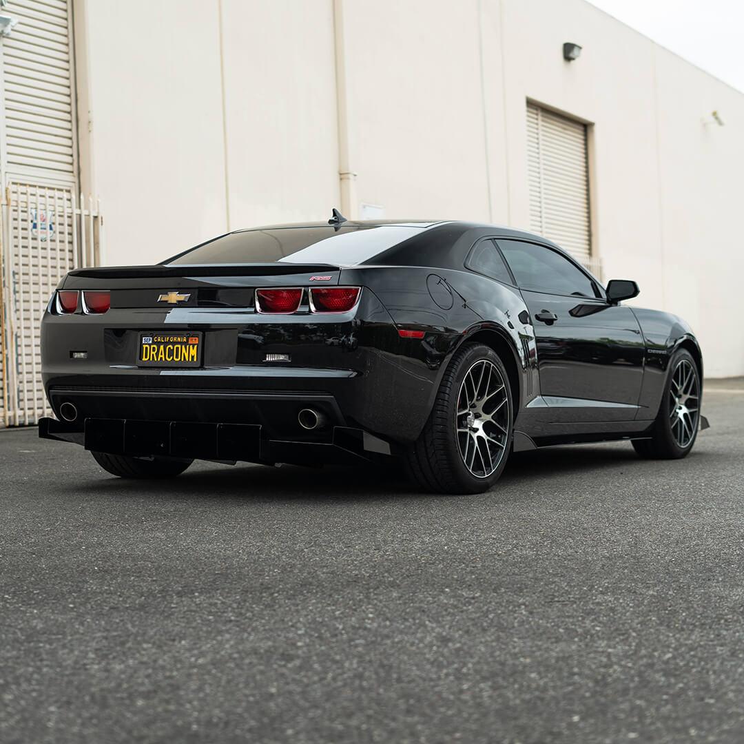 Aeroflow Dynamics Side Skirt Extensions V2 | 2010-2013 Chevrolet Camaro LT/RS - 4