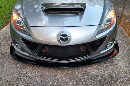 Aeroflow Dynamics Front Splitter V2 (2010-2013 Mazda Speed 3)