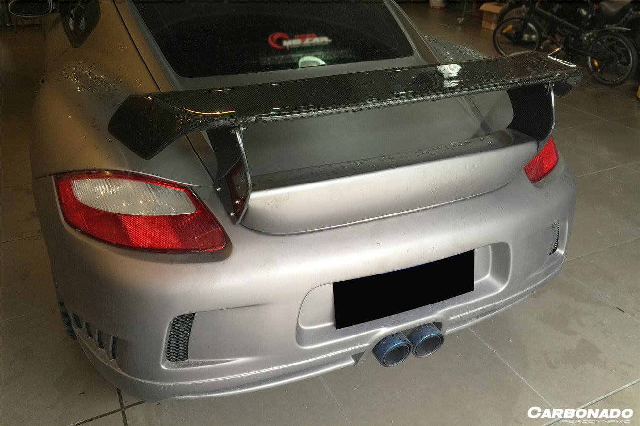 Carbonado TA Style Rear Bumper and Trunk Spoiler | 2005-2008 Porsche Boxster 987