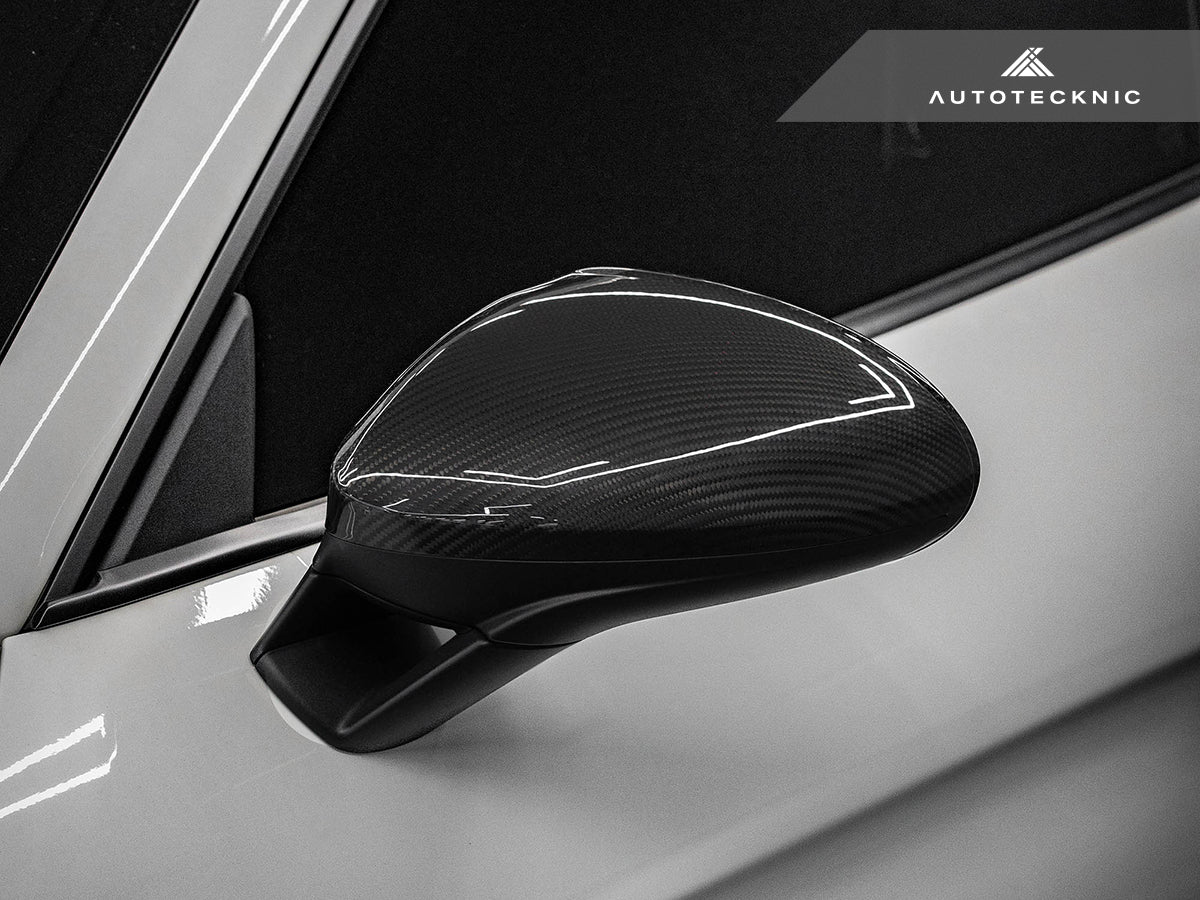 AutoTecknic Replacement Carbon Fiber Mirror Covers - Porsche 718 Cayman | Boxster - 7